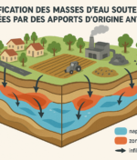 L’identification des masses d’eau souterraine impactées par des apports d’origine anthropique est essentielle dans le cadre de la gestion (connaissance, protection, remédiation) des ressources en eau à l’échelle d’un territoire